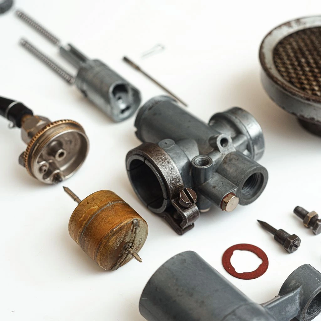 A pre-bagged parts kit with labeled compartments